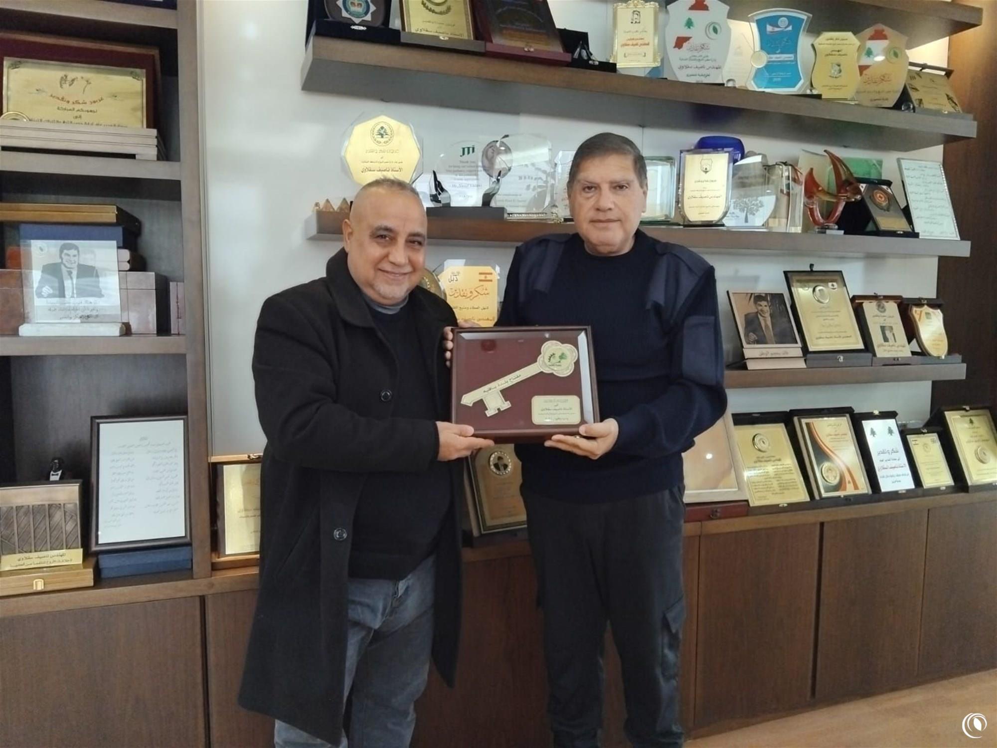 The Mayor of Bafliyeh Visits the Regie